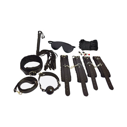 Ple''sur 12-Piece Everything Bondage Kit – Black