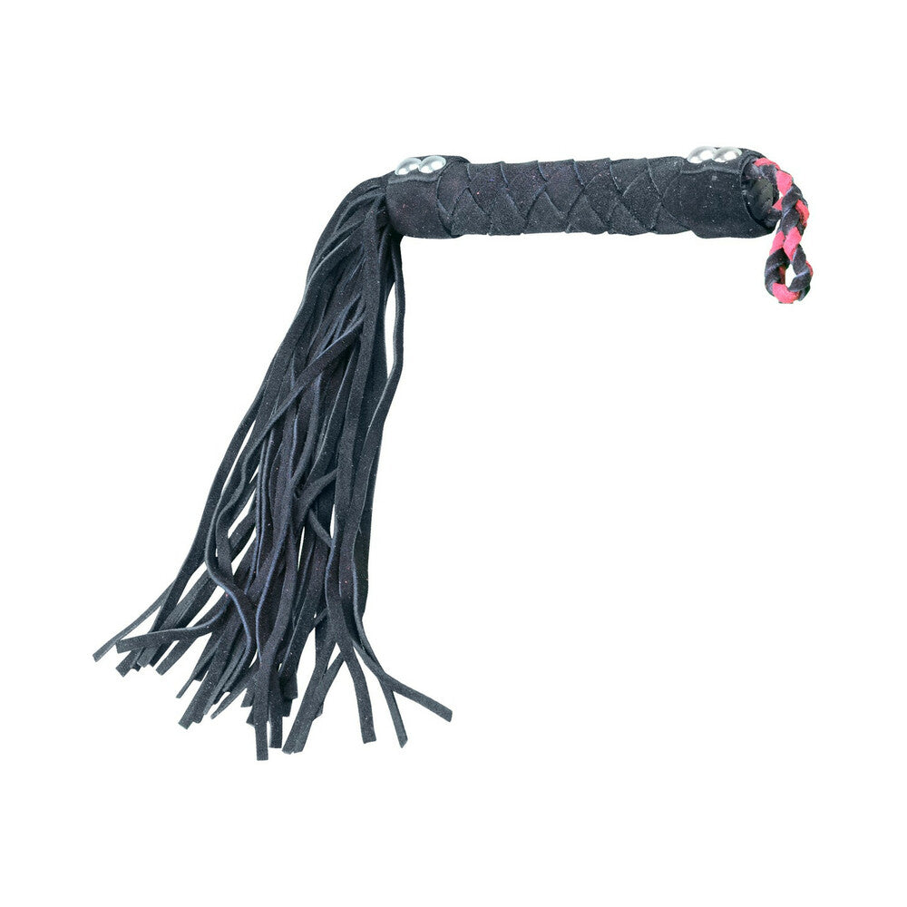 Ple''sur 15.5 in. Leather Flogger – Black