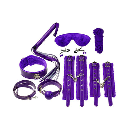 Ple''sur 12-Piece Everything Bondage Kit – Purple