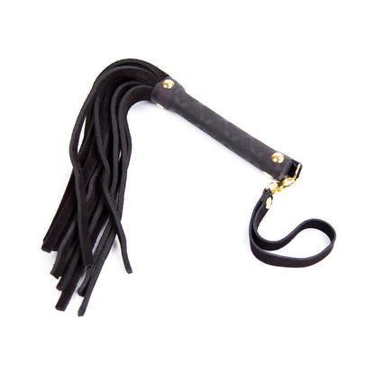Ple''sur Mini Leather Flogger – 11 in. Black Leather Flogger