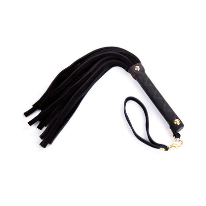 Ple''sur Mini Leather Flogger – 11 in. Black Leather Flogger