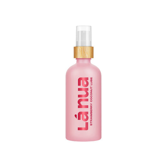 La Nua Strawberry Coconut Water-Based Lubricant 3.4 oz – Light Pink