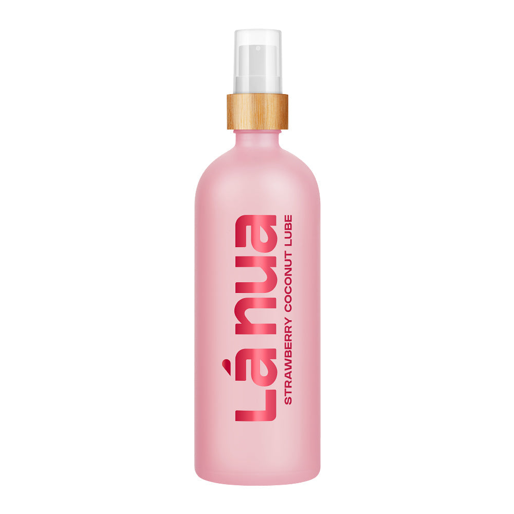 La Nua Strawberry Coconut Water-Based Lubricant 6.8 oz - Light Pink