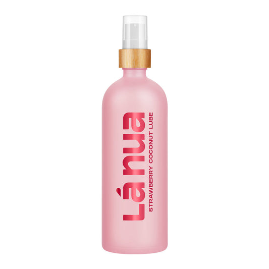 La Nua Strawberry Coconut Water-Based Lubricant 6.8 oz - Light Pink