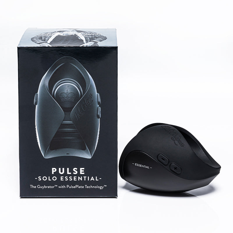 Hot Octopuss Pulse Solo Essential Rechargeable Vibrating Stroker – Black