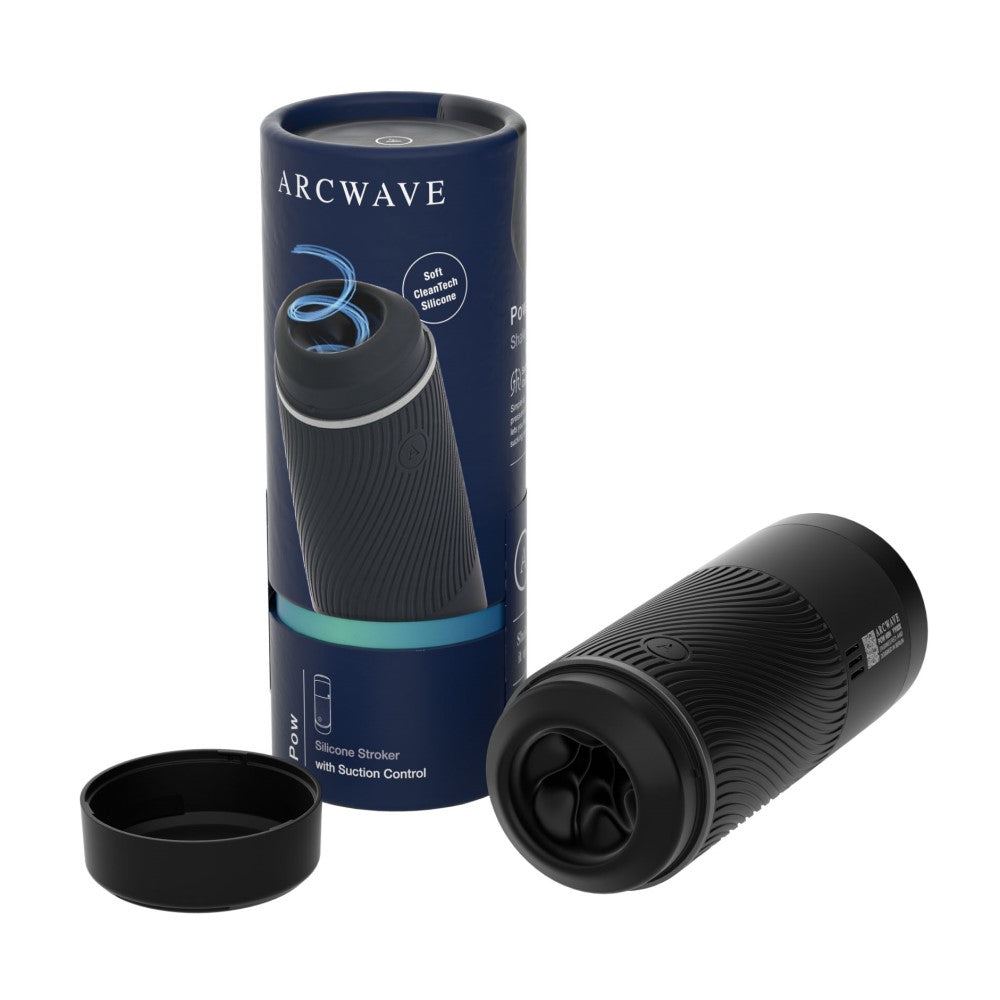 Arcwave Pow Manual Stroker with Suction Control – Black