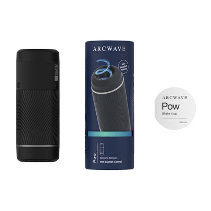 Arcwave Pow Manual Stroker with Suction Control – Black