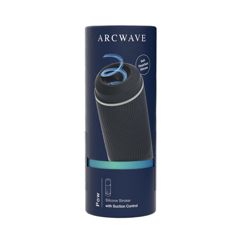 Arcwave Pow Manual Stroker with Suction Control – Black