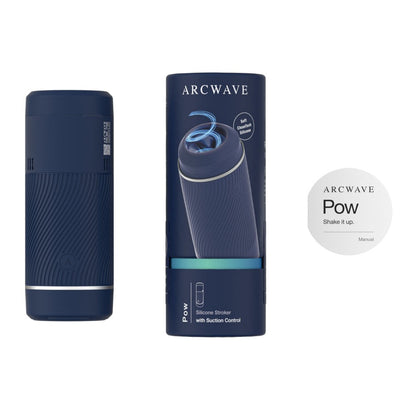 Arcwave Pow Silicone Stroker with Suction Control – Blue