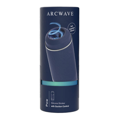 Arcwave Pow Silicone Stroker with Suction Control – Blue