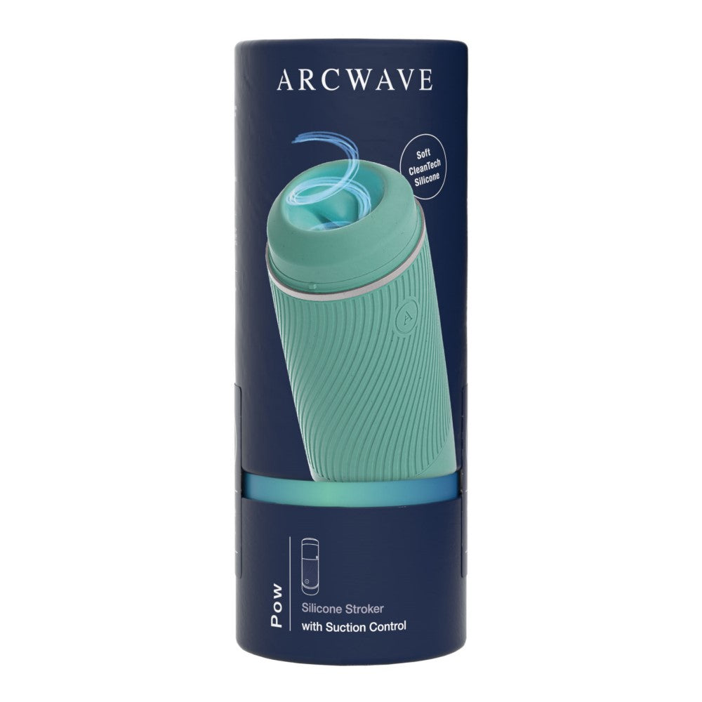 Arcwave Pow Silicone Stroker with Suction Control - Teal