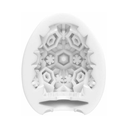 Tenga Egg Snow Crystal - Stretchable Male Masturbator - Blue