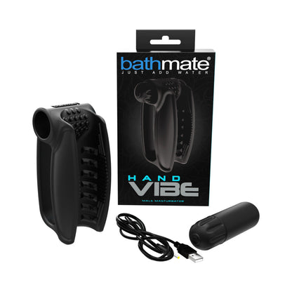 Bathmate Hand Vibe Masturbator – Ergonomic Vibrating Sleeve – Black