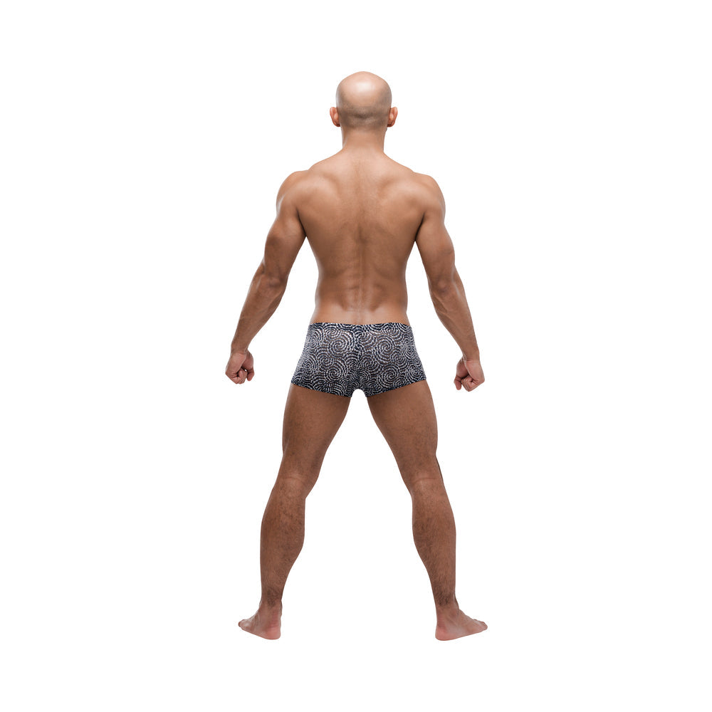 Male Power Mesmerizing Mini Short – Navy – Low Cut Waist, High Cut Legs