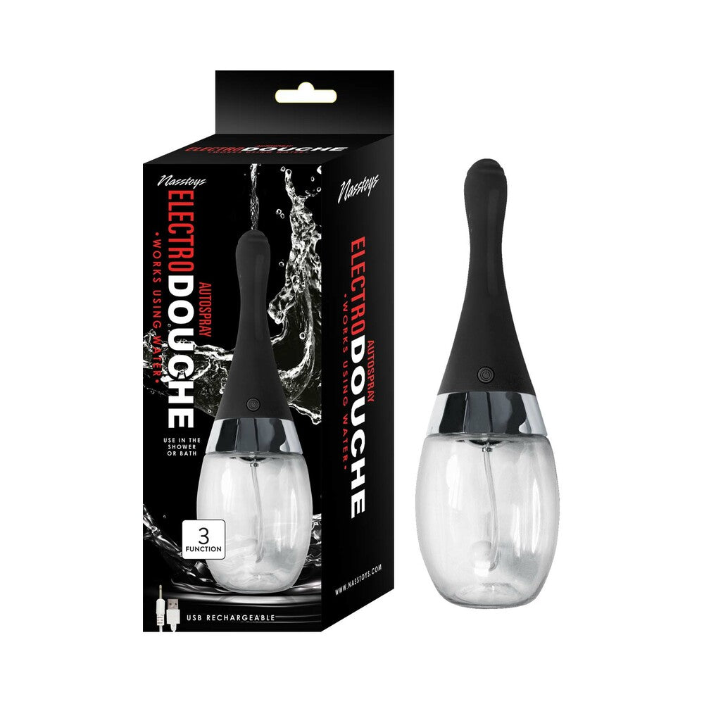 Nasstoys Electro Douche Rechargeable Autospray Nozzle – Clear