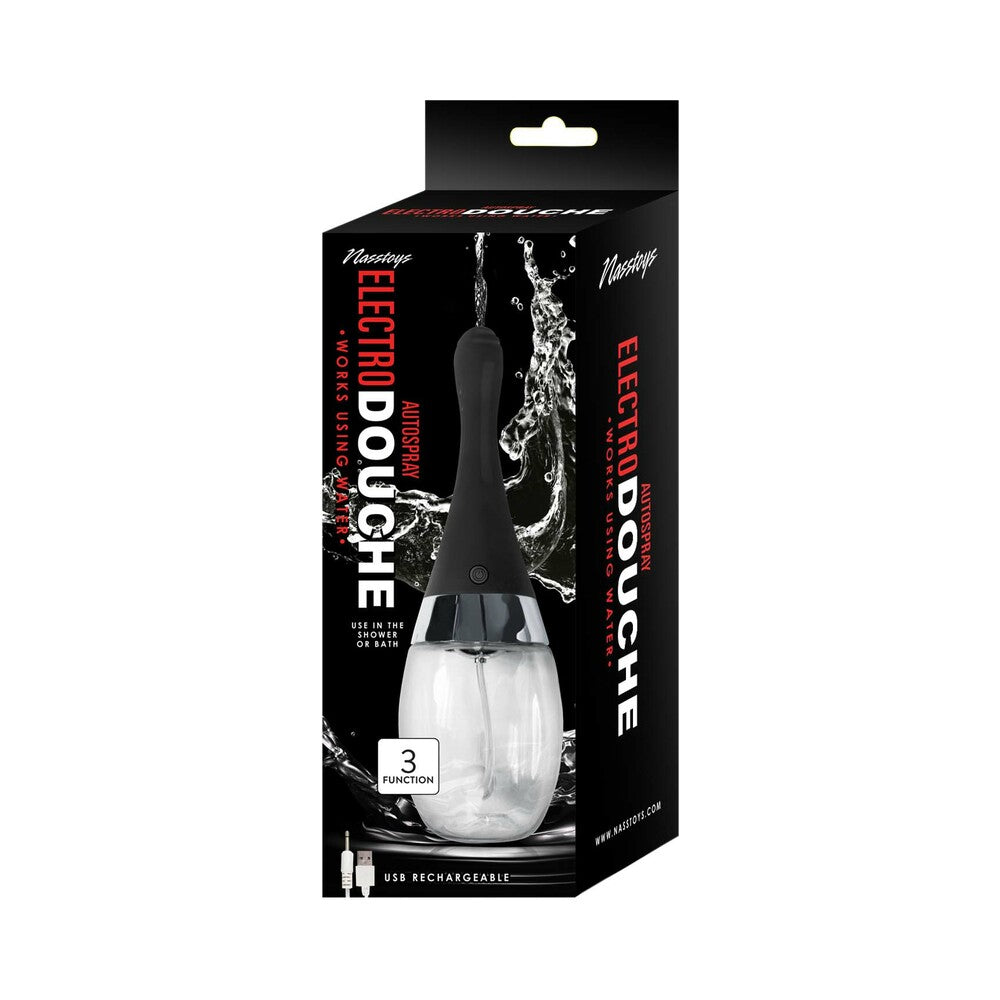 Nasstoys Electro Douche Rechargeable Autospray Nozzle – Clear