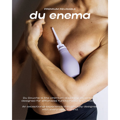 Du Douche Stone - Douching Kit with Ergonomic Design - Gray