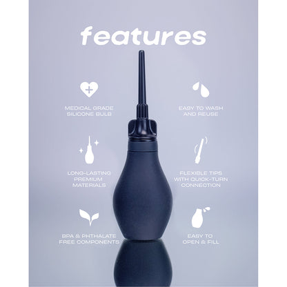 Du Douche Midnight Douching Kit – Black