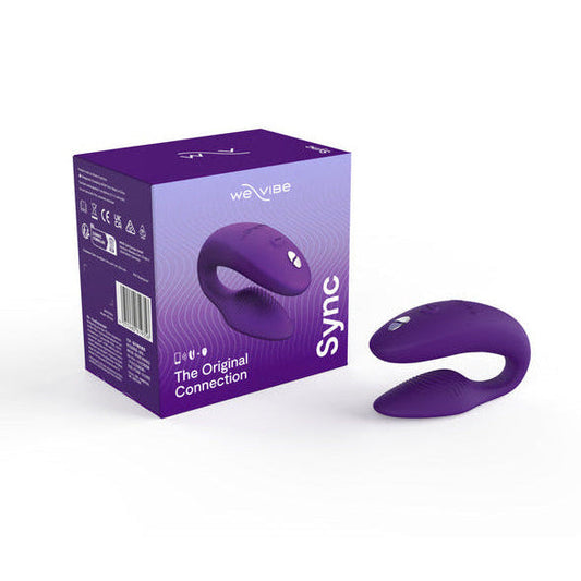 We-Vibe Sync 2 Rechargeable Silicone Couples Vibrator with Adjustable Fit - Purple