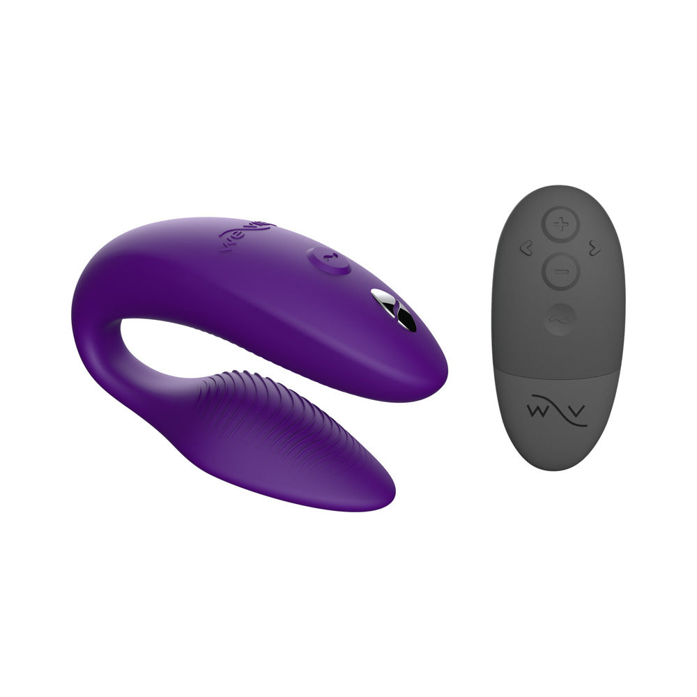 We-Vibe Sync 2 Rechargeable Silicone Couples Vibrator with Adjustable Fit - Purple