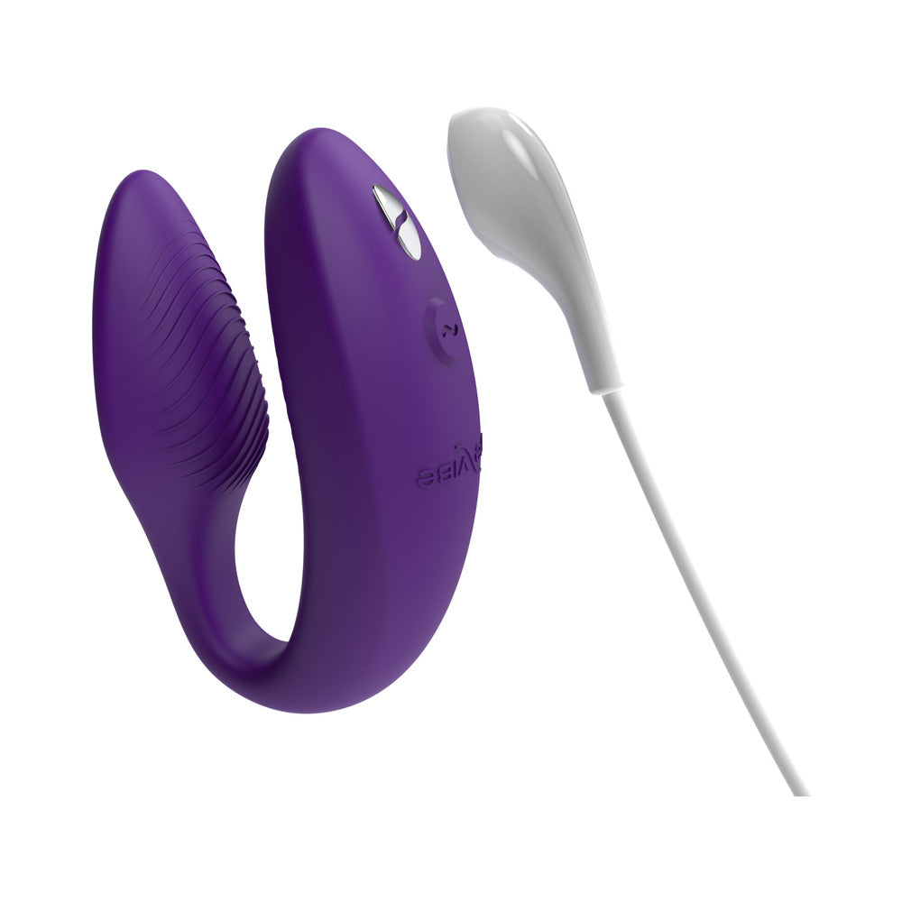 We-Vibe Sync 2 Rechargeable Silicone Couples Vibrator with Adjustable Fit - Purple