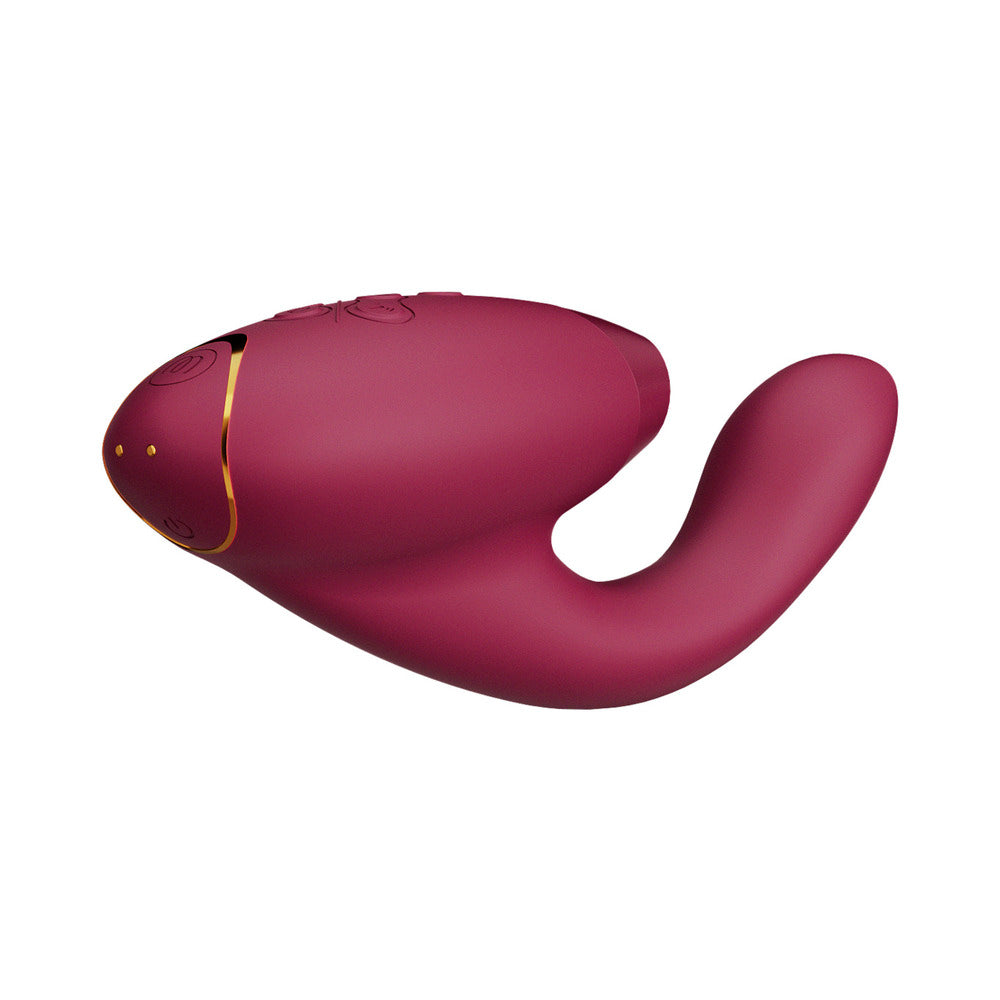 Womanizer Duo 2 Bordeaux - Premium Rabbit Toy with Clitoral Stimulator and G-Spot Vibrator