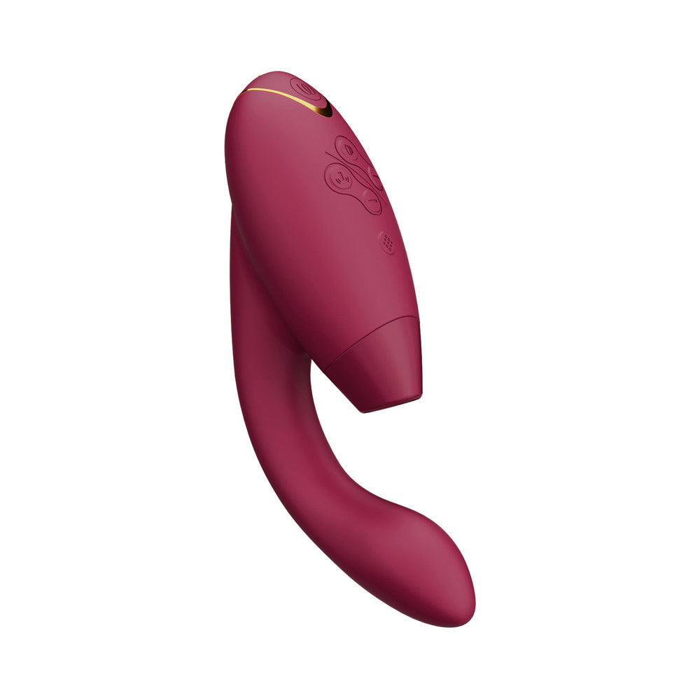 Womanizer Duo 2 Bordeaux - Premium Rabbit Toy with Clitoral Stimulator and G-Spot Vibrator