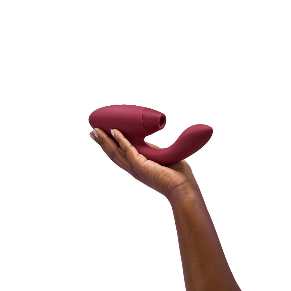 Womanizer Duo 2 Bordeaux - Premium Rabbit Toy with Clitoral Stimulator and G-Spot Vibrator