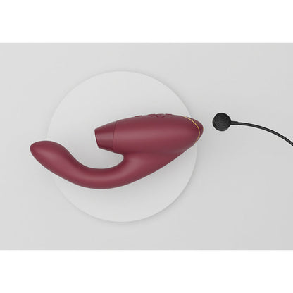 Womanizer Duo 2 Bordeaux - Premium Rabbit Toy with Clitoral Stimulator and G-Spot Vibrator