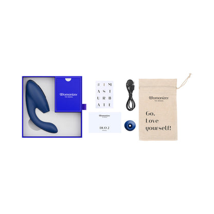 Womanizer DUO 2 Dual Stimulator – Blue