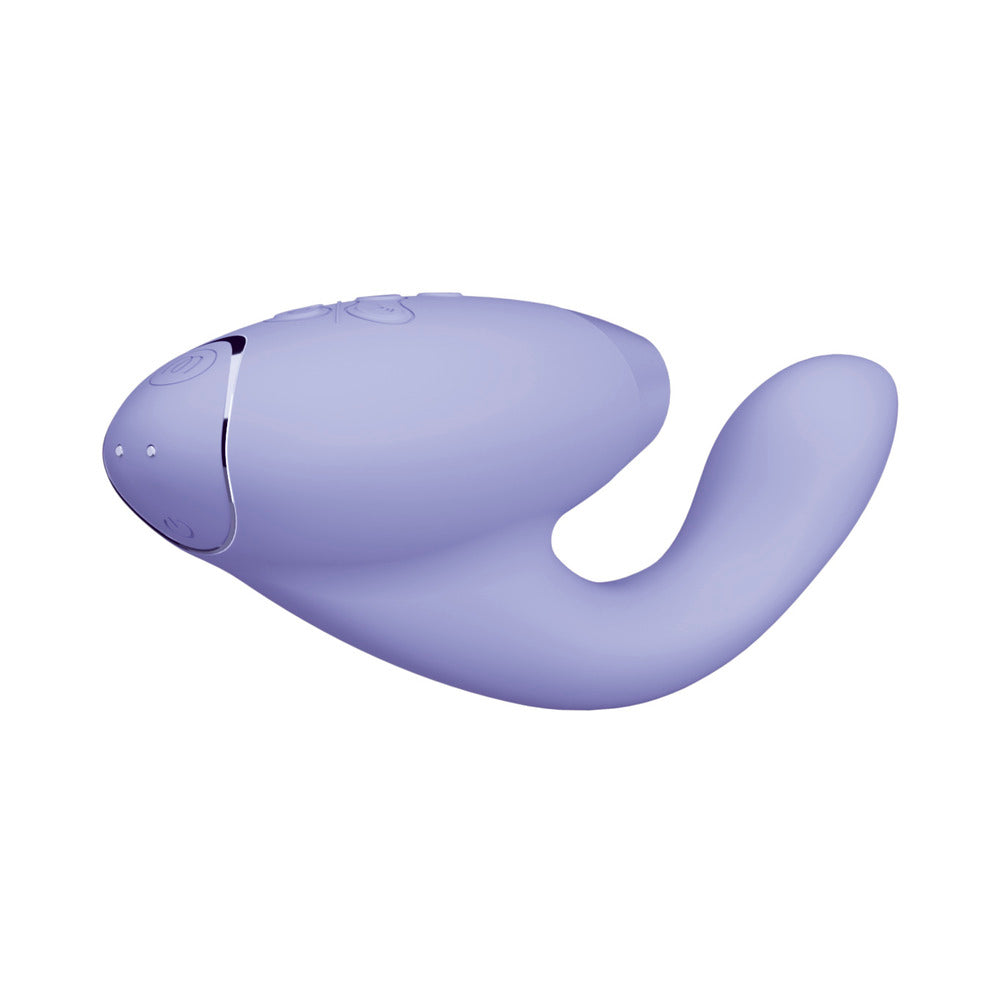 Womanizer Duo 2 Rechargeable Dual Stimulation Pleasure Air and G-Spot Vibrator - Lilac