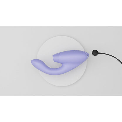 Womanizer Duo 2 Rechargeable Dual Stimulation Pleasure Air and G-Spot Vibrator - Lilac