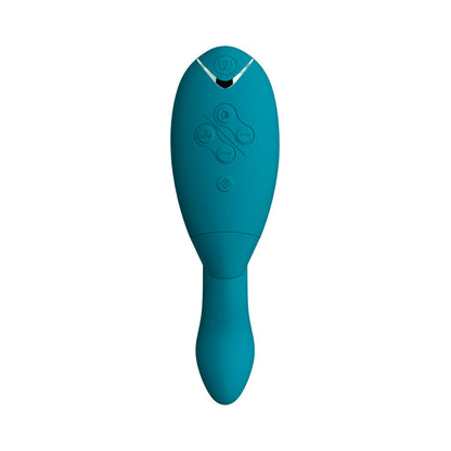 Womanizer DUO 2 Rechargeable Dual Stimulation Vibrator – Petrol