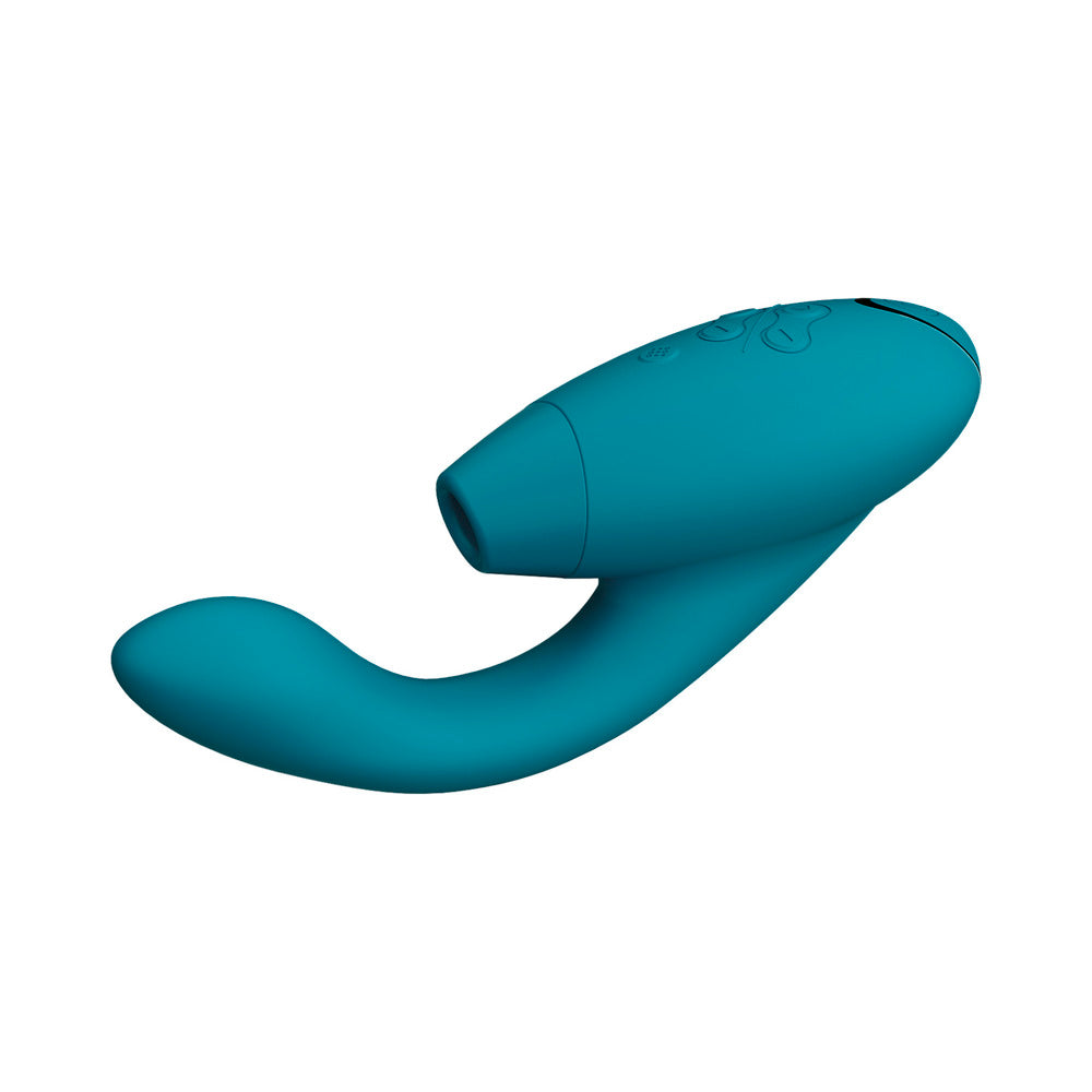 Womanizer DUO 2 Rechargeable Dual Stimulation Vibrator – Petrol