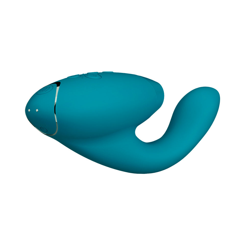 Womanizer DUO 2 Rechargeable Dual Stimulation Vibrator – Petrol