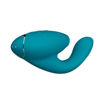 Womanizer DUO 2 Rechargeable Dual Stimulation Vibrator – Petrol