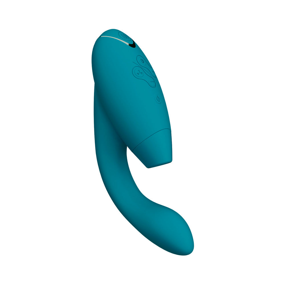 Womanizer DUO 2 Rechargeable Dual Stimulation Vibrator – Petrol