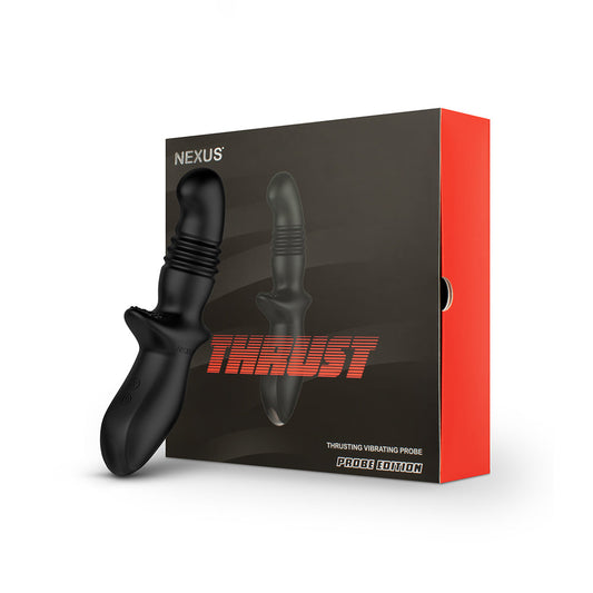 Nexus Thrust Rechargeable Thrusting Vibrating Probe – Black