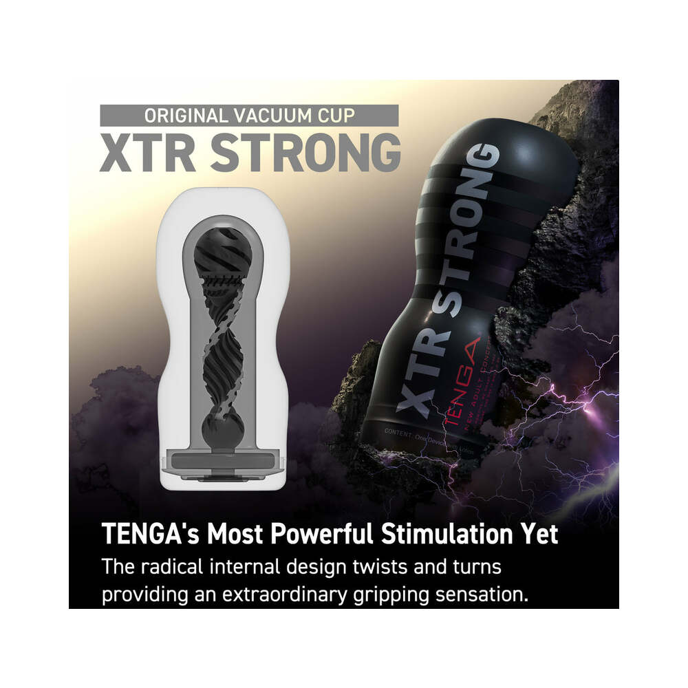 Tenga Original Vacuum Cup Extra Strong Stroker – Black