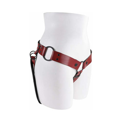 Sportsheets Saffron Monte Adjustable Strap-On Harness – Red