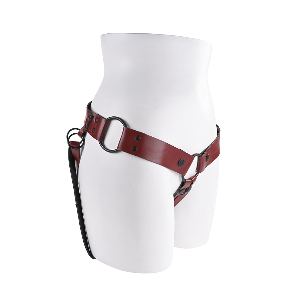 Sportsheets Saffron Monte Adjustable Strap-On Harness – Red