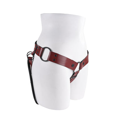 Sportsheets Saffron Monte Adjustable Strap-On Harness – Red