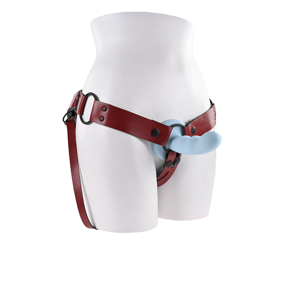 Sportsheets Saffron Monte Adjustable Strap-On Harness – Red