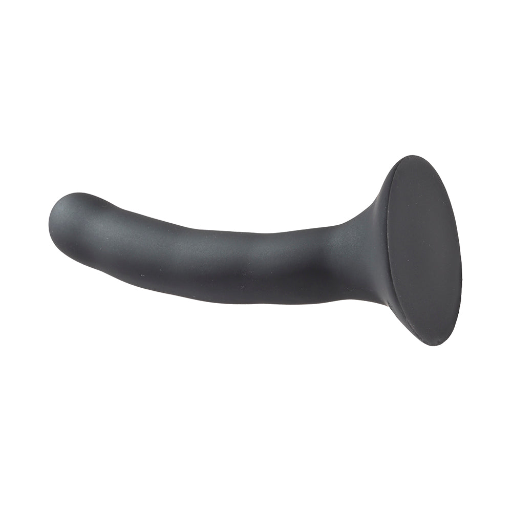 Sportsheets Saffron Silicone Pegging Kit with Adjustable Strap-On Harness and 5 in. Dildo - Black
