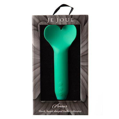 Je Joue Amour Heart-Shaped Fluttering Bullet Vibrator – Emerald Green