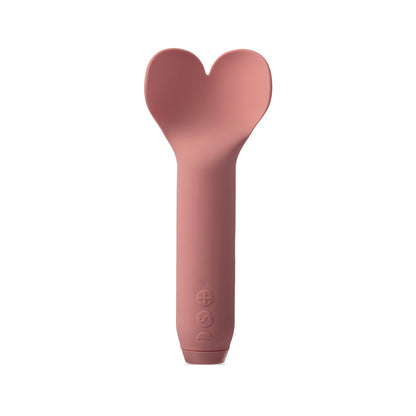 Je Joue Amour Rechargeable Bullet Vibrator with Heart-Shaped Tip – Pale Rosette