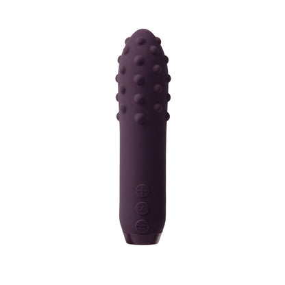 Je Joue Duet Rechargeable Silicone Multi-Surfaced Bullet Vibrator – Purple