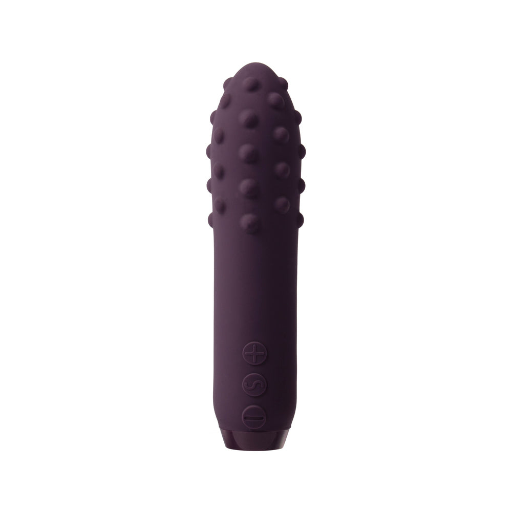 Je Joue Duet Rechargeable Silicone Multi-Surfaced Bullet Vibrator – Purple