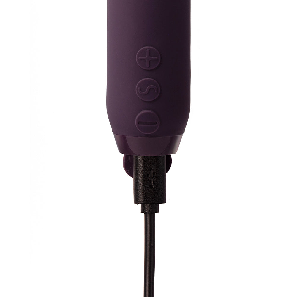 Je Joue Duet Rechargeable Silicone Multi-Surfaced Bullet Vibrator – Purple