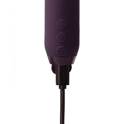 Je Joue Duet Rechargeable Silicone Multi-Surfaced Bullet Vibrator – Purple